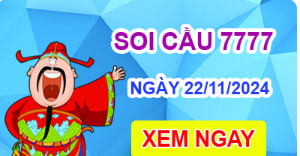 Soi cầu 7777 ngày 22-11-2024 – Cầu lô tứ quý 7777 hôm nay