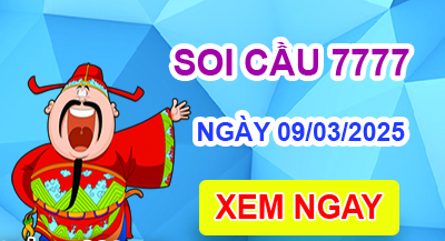 Soi cầu 7777 ngày 09/03/2025 – Cầu lô tứ quý 7777 hôm nay
