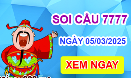 Soi cầu 7777 ngày 05-03-2025 – Cầu lô tứ quý 7777 hôm nay